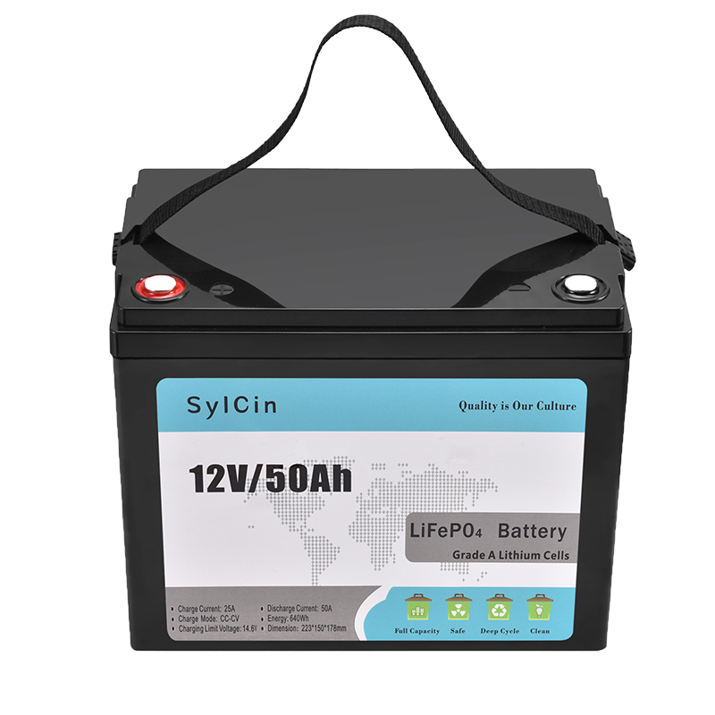 Sylcin 12V 50Ah Lithium Ion Battery